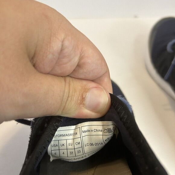 Vionic Sky Storm Women's Navy Black Active Sneaker 6M (ZAP7610) - Picture 7 of 10